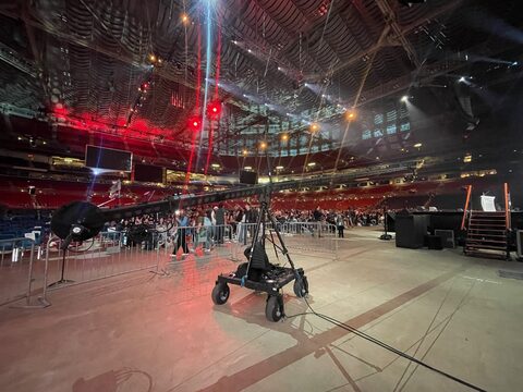 St. Louis, Missouri, January 2024 — Focus Conference, behind the scenes on the Jib shoot.