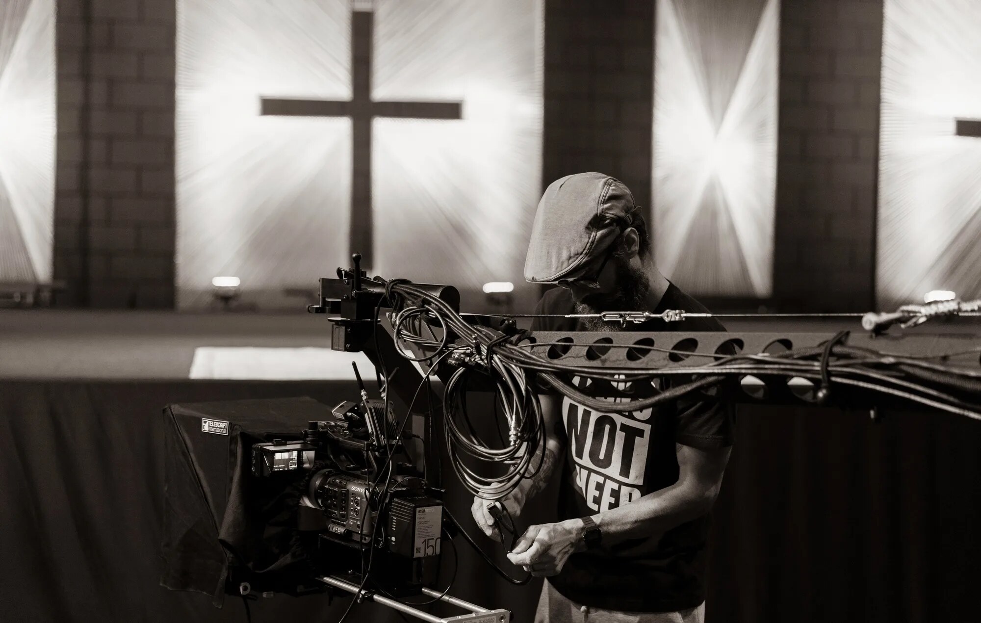 2021 Jib Tech — setting up the arm, client not stated