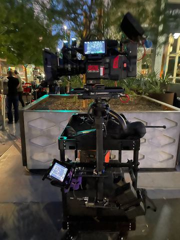 Arizona Lottery commercial, December 2022 — behind the scenes on the Jib and Steadicam shoot.